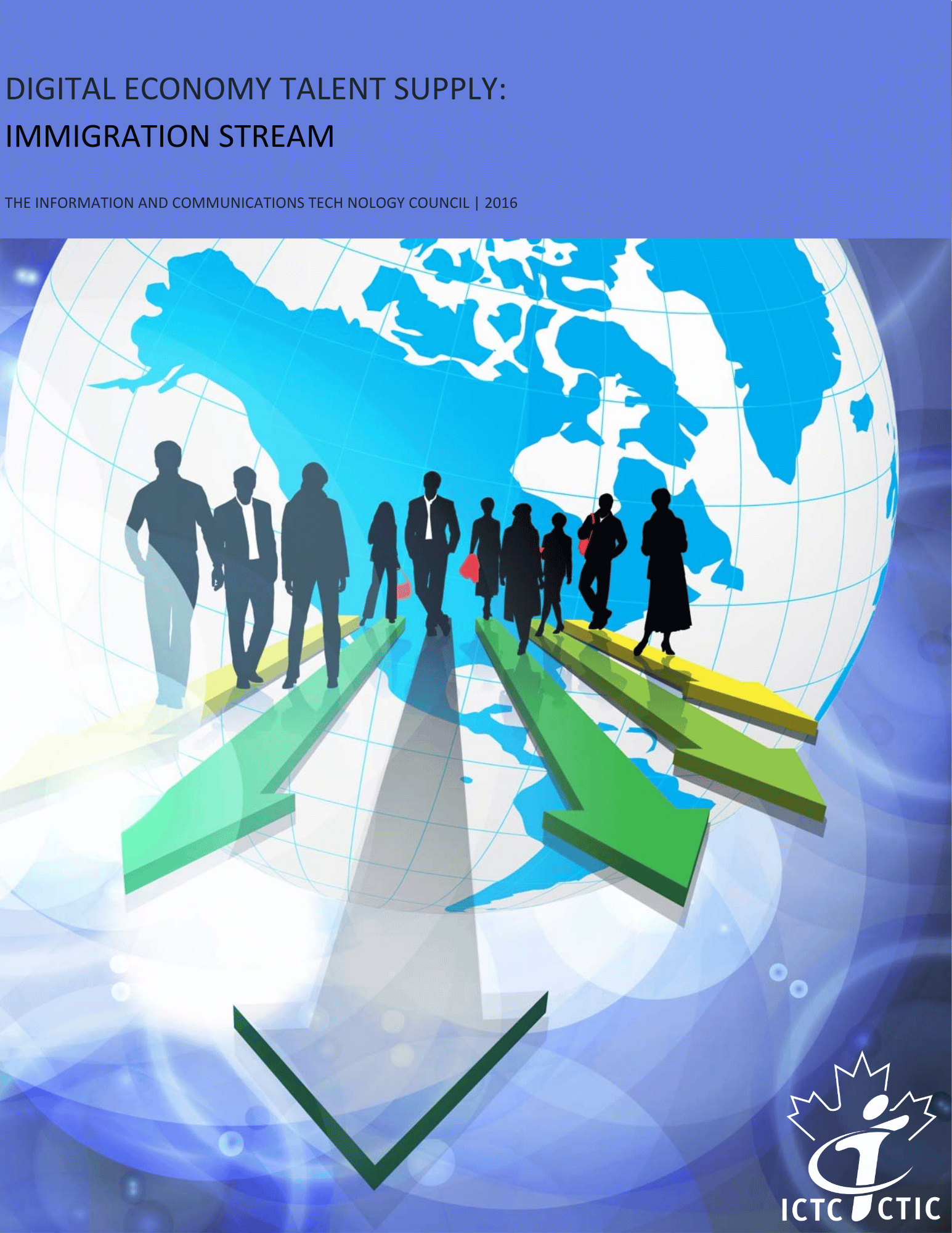 Report Cover: Digital Economy Talent Supply Immigration Stream