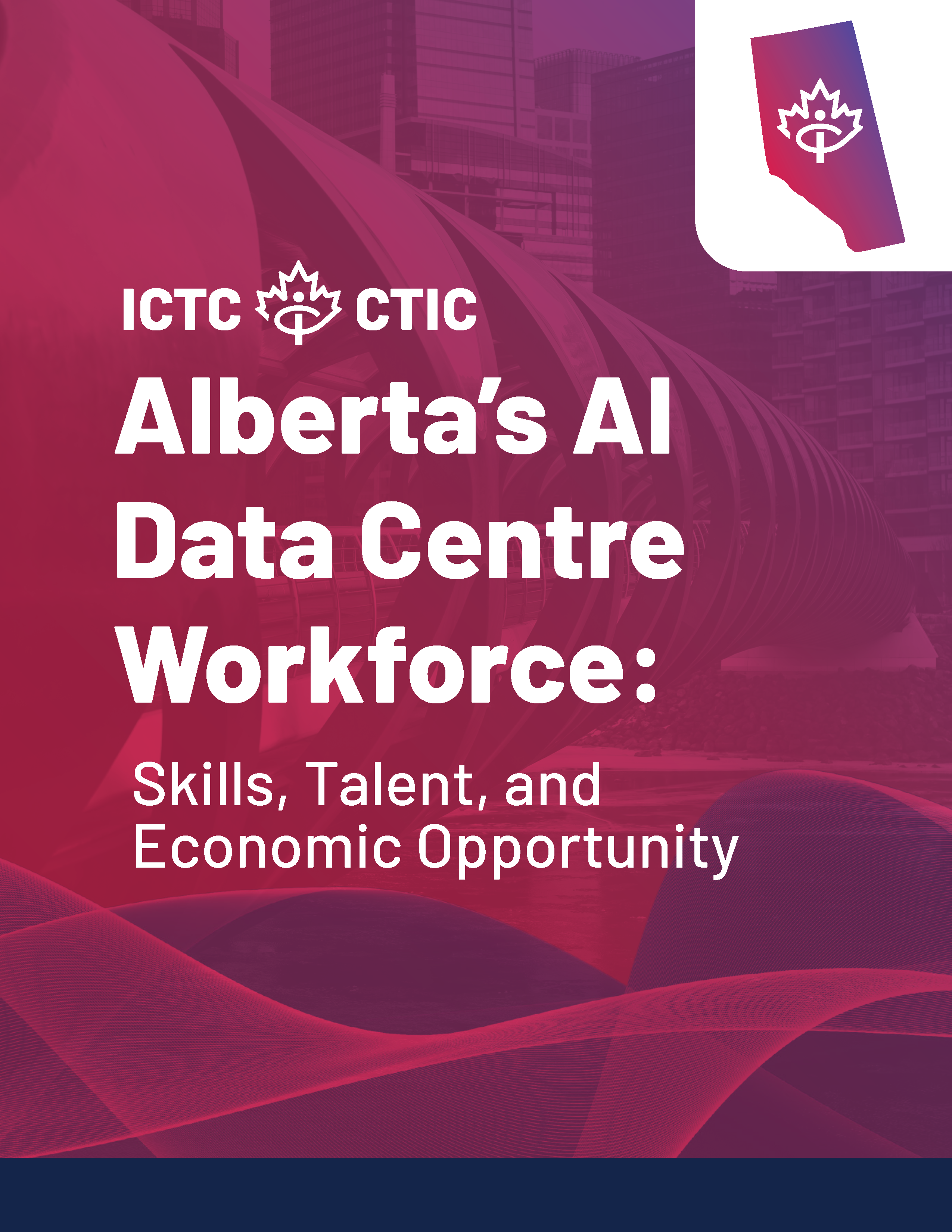 Alberta's AI Data Centre Workforce report cover.