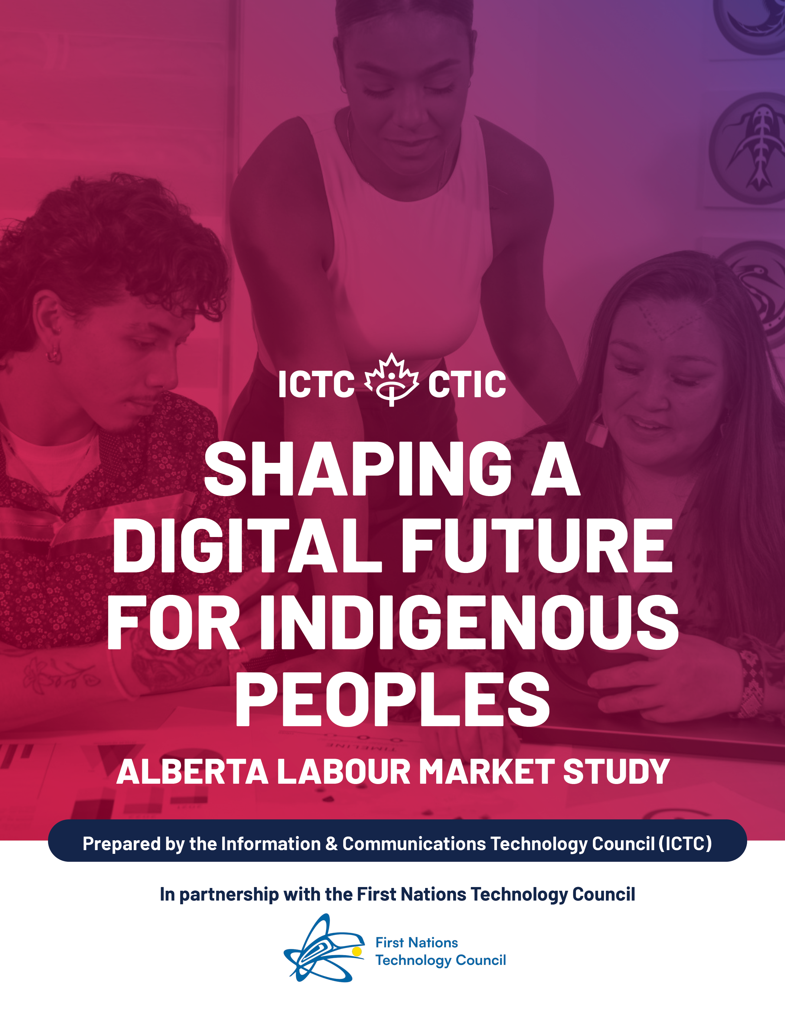 Shaping A Digital Future For Indigenous Peoples report cover.