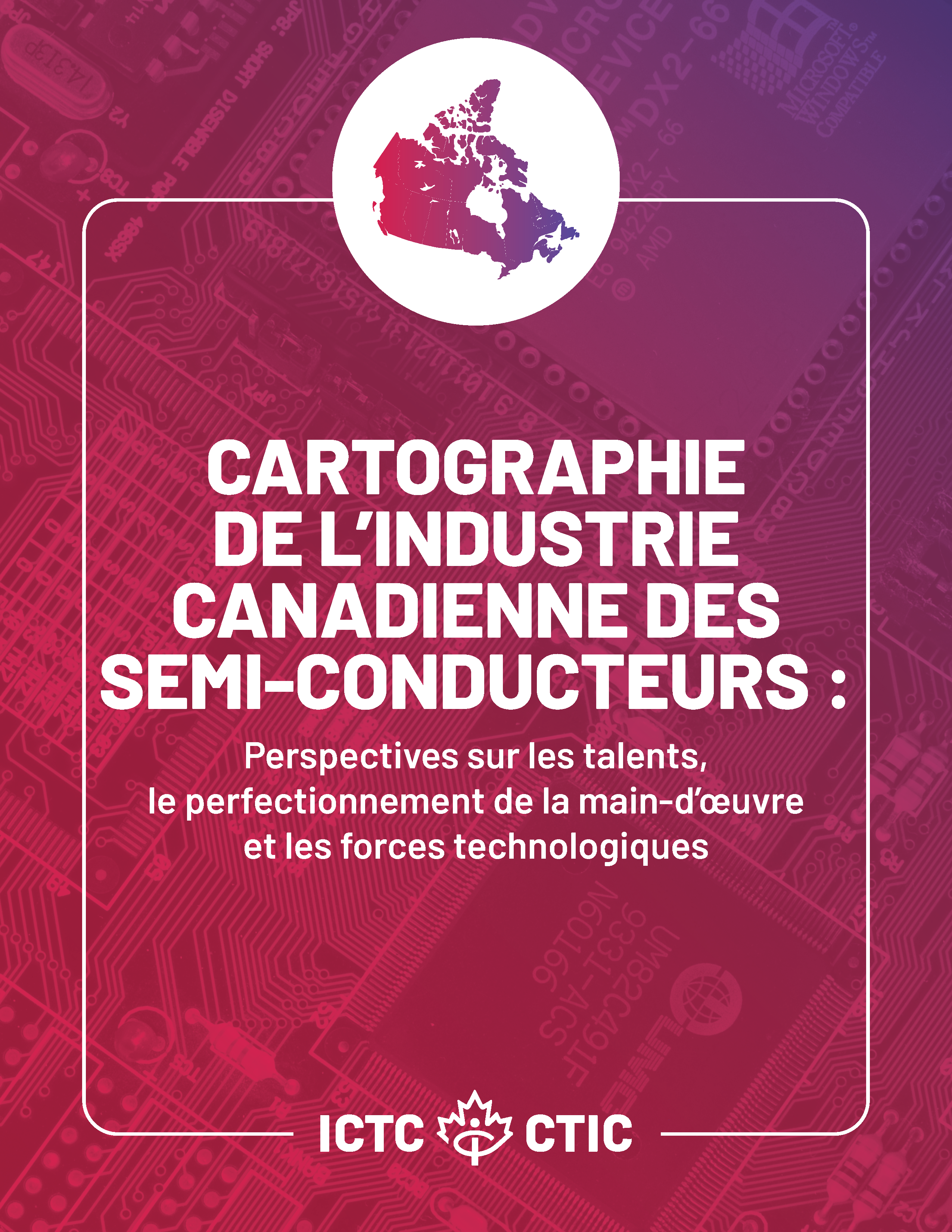 Cartographie de l’industrie canadienne des semi-conducteurs couverture du rapport.