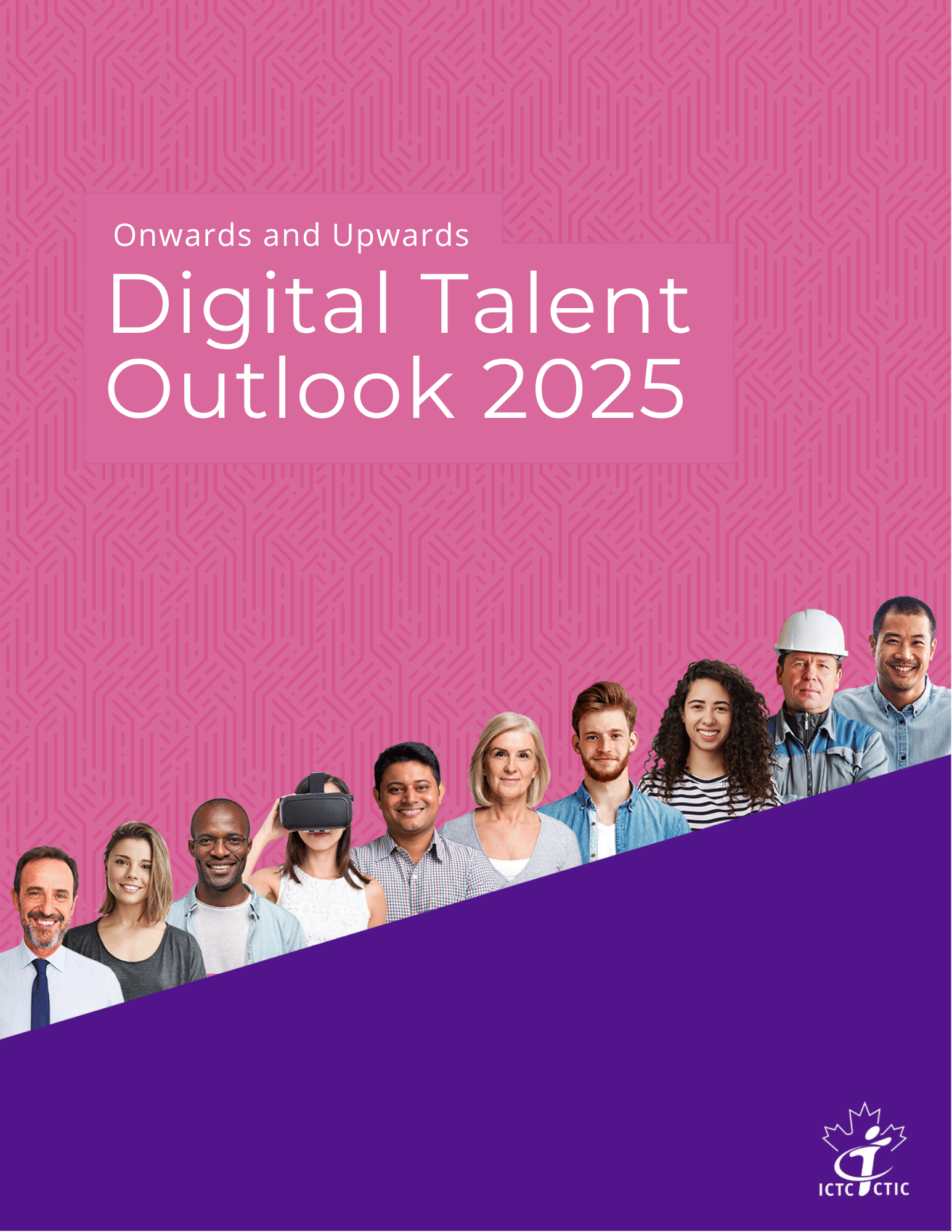 Report Cover: Onwards and Upwards Digital Talent Outlook 2025