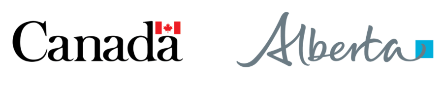 Government of Canada logo and Government of Alberta logo.