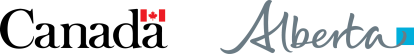 Government of Canada and Alberta logos.