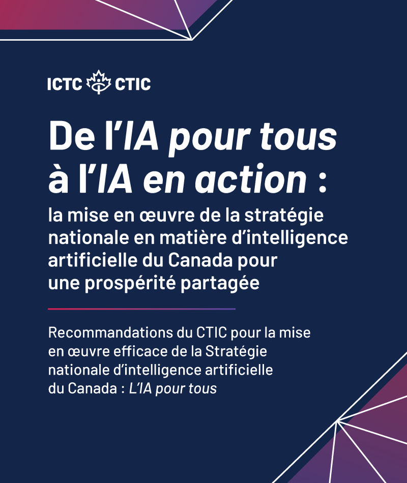De l'IA pour tous a l'IA en action couverture du rapport.